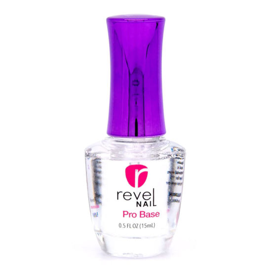 Picture of Revel Nail Dip Powder Pro Base Coat - Base Liquid for Dip Nails, Step 1 for Long-Lasting Dip Nail Color, Chip & Crack Resistant, No UV Lamp, DIY Manicure For Strong Healthy Nails, 0.5 oz