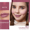 Picture of Oulac Matte Liquid Lipstick Mauve Pink Lip Gloss for Women, Long Lasting Lipstick Waterproof, No Transfer, Creamy High Pigmented Formula with Rose Oil, Vegan & Cruelty-Free, M13