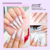Picture of Saviland White Acrylic Powder - 30g Professional Acrylic Nail Powder for Acrylic Nails Extension, 3D Nail Art Polymer Powder, No Need Nail Lamp