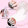 Picture of Saviland White Acrylic Powder - 30g Professional Acrylic Nail Powder for Acrylic Nails Extension, 3D Nail Art Polymer Powder, No Need Nail Lamp