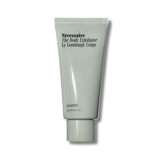 Picture of Nécessaire The Body Exfoliator. Eucalyptus. AHA/BHA/PHA. Resurface Skin. Smooth KP and Rough Patches. Hypoallergenic. Dermatologist-Tested. 180 ml / 6.1 fl oz