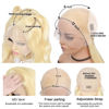 Picture of Alimubi 613 13x6 Lace Front Wig Human Hair 200 Density 613 Lace Front Wig Human Hair Body Wave Blonde Wig Human Hair（26 Inch）