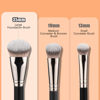 Picture of TEOYALL Flat Angled Foundation Brush, Large Dense Synthetic Bristles Kabuki Brush for Base Makeup with Liquid Cream Powder