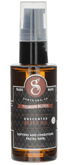 Picture of Suavecito Premium Blends Beard Oil - Leave-In Beard Conditioner For Softening Hair, Hydrating Skin, Eliminating Beard Dandruff, Healthy Beard Growth - Unscented - 1 oz