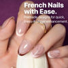 Picture of SXC Cosmetics French Tip Press On Nails - Skin Tone Nude and Color Series, XS Almond X-Pro Tips Starter Kit ST118KIT