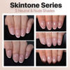 Picture of SXC Cosmetics French Tip Press On Nails - Skin Tone Nude and Color Series, XS Almond X-Pro Tips Starter Kit ST118KIT