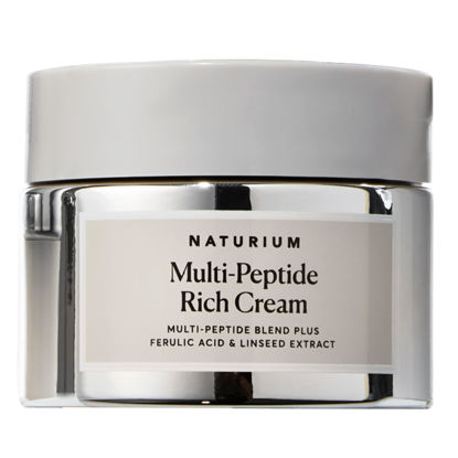 Picture of Naturium Multi-Peptide Rich Cream, Hydrating & Nourishing to Help Appearance of Fine Lines & Wrinkles, Vegan & Cruelty-Free, 1.7 oz