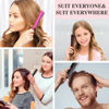 Picture of Leinuosen 3 Pcs Triple Teasing Comb Rat Tail Comb Tool Tease Layers Pintail Comb for Women Back Combing Root Teaser Adding Volume Structure Styling(Black, Pink and Brown)