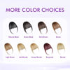 Picture of ELEFOCUS Clip in Bangs 100% Real Human Hair Extensions Wispy Burgundy Fake Bangs Hair Clip on bangs for women Fringe with Temples Hairpieces Faux Bangs for Daily Wear