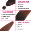 Picture of Dorsanee Braiding Hair Pre Stretched 14 Inch 8 Packs Ombre Brown Braiding Hair Extensions for Crochet Box Braids Twists Locs Hair Soft Yaki Texture Hot Water Setting (14inch,#1B/30)