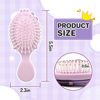 Picture of DINATIS Toddler Detangler Brush - Mini Massage Brush for Kids with Air Cushion - For Thin Hair of Boys and Girls - Purple