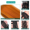 Picture of UPruyo Prestretched Braiding Hair 30 inch Burnt Orange Braiding Hair Pre Stretched Colored Hair Extensions for Braiding Box Braids Hair Yaki Long Micro Knotless Kanekalon Pre Stretched Braiding Hair