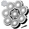 Picture of WAHFOX 8 Blades Head Shaver Replacement Blades for Head Shaver Electric Shaver replacement heads 8D Head Blade 8 Heads Electric Razor Shaver Head