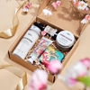 Picture of Gifts for Women BFFLOVE Gift Set for Women 5pcs Cherry Blossom Spa Set, Birthday Gifts for Women with Massage Oil, Scented Candle, Bath Salts, Hand Cream, Christmas gifts