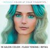 Picture of Watercolors INTENSE Semi Permanet Color Depositing Shampoo. Sulfate & Paraben Free to Maintain & Enhance Hair Color 8 fl oz - TEAL