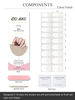 Picture of AutyaMee Semi Cured Gel Nail Strips-20 PCS White French Tip Clear Base Gel Nail Stickers | UV Light Required | Gel Nail Wraps, Salon Quality & Easy to Use (Classic French)