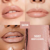 Picture of Oulac Nude Lipsticks for Women, Peach Matte Lip Stick, Full Coverage Lip Color, Satin Matte Finish, Cream Texture, Hydrating, Infused with Hyaluronic Acid, Vegan & Clean Beauty 4g SG02 Bodylicious