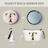 Picture of Gifts for Mom Birthday,Initial Gifts,Monogram Gifts,Gifts for Friends,Makeup Bag with Mirror,Bride to be Gifts,Sisters Gifts from Sister,Womens Gifts Unique,Personalized Gifts,Christmas Gifts,T