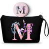 Picture of Women Gifts for Birthday, Makeup Bag, Maid of Honor Gifts, Gifts for Bride,bridesmaid, Sister Gifts, Friend Birthday Gifts for Women, Womens Birthday Gifts, Cosmetic Bag with Mirror,Christmas Gifts,M