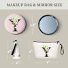 Picture of Gifts for Friends,Gifts for Mom Birthday,Initial Gifts,Monogram Gifts,Makeup Bag with Mirror,Bride to be Gifts,Sisters Gifts from Sister,Womens Gifts Unique,Personalized Gifts,Christmas Gifts,Y