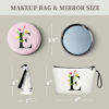 Picture of SEAMOON Gifts for Women Birthday Unique,Makeup Bag,Maid of Honor Gifts,Friendship Gifts for Women,Sister Birthday Gifts from Sister,Bridesmaid Bride Cosmetic bag with Mirror,Christmas Gifts,E