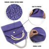 Picture of Evridwear Exfoliating Back Scrubber with Handles Two Sides for Body Shower Deep Cleans Skin Massages Invigorating Blood Circulation Men Women One Size (Purple)