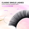 Picture of NAGARAKU Eyelash Extensions Individual Lashes 0.20mm C curl 7-15mm Mix Tray Classic Matte Black Natural Faux Mink 16 rows