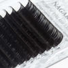 Picture of NAGARAKU Eyelash Extensions Individual Lashes 0.15mm B curl 7-15mm Mix Tray Classic Matte Black Natural Faux Mink 16 rows