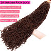 Picture of 6 Packs Soft Locs Crochet Hair Pre Looped 36 Inch Long Faux Locs Crochet Braids Curly Wavy Goddess Locs Dreadlocs Synthetic Hair For Black Women (30#, 36 Inch(Pack of 6))