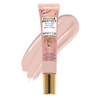 Picture of Winky Lux Peeper Perfect Under Eye Concealer, Makeup & Eye Brightener, Full Coverage Concealer for Dark Circles, Color Corrector & Eye Primer, With Collagen, Hyaluronic Acid & Vitamin E (Light)