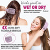 Picture of Fiora Naturals Hair Detangler Brush for women - Anti Static Paddle Brush for long hair w/soft Bristles- Glide Through Tangles with Ease - Detangling Brush for Curly, Thick, Fine - Wet or Dry Hair