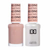 Picture of DND Gel Polish Set, Beige Nude Collection, UV/LED Gel Polish and Air Dry Nail Lacquer, Matching Chip-Free Polish Duo, 621 French Vanilla, 0.5 Fl Oz