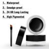 Picture of Erinde Blue Gel Eyeliner, Waterproof Long Lasting Cream Eyeliner Gel, High-Intensity Pigments Smudge-Proof Eye Liner Makeup, Water-Resistant Eyeliner with 2PCS Eyeliner Brushes 03# Blue