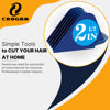 Picture of Clipper Guards for Wahl 10 12 14 16 18 20 Hair Clipper Guards 6pcs Extra Long Clipper Guard Attachments 2.5 Inch Clipper Guides Multiple Sizes Universal 2.5", 2.25", 2", 1.75", 1.5", 1.25" (Blue)