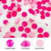 Picture of Novani 3000 Pieces Flatback Rhinestones Glass Round Gems Neon-Rose Crystals for Nail Art DIY Crafts Clothes Shoes,SS6,1.9-2.0mm
