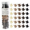 Picture of Kasmena Butterfly Hair Clips Set for Women and Girls - 30Pcs Mini Claw Clips with Strong Grip for Thin/Fine Hair, Neutral Color Hair Styling Accessories