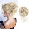 Picture of KETHBE Messy Bun Hair Piece Tousled Updo Hair Buns Extension Elastic Hair Band Hair Pieces Curly Hair Bun Scrunchie For Women (Pale Golden Blonde Mix Blonde)