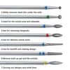Picture of ERUIKA 14pcs Nail Drill Bits Set, Professional Rotary Burrs Diamond Cuticle Remover Bits Kit, 3/32" Electric Manicure Nail File Bit for Acrylic Gel Nails Cuticle Manicure