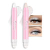 Picture of Kaely 2Pcs Cream Eye Shadow Brightener Sticks Set for Eyes Waterproof, Pearl White & Pearl Shimmer Cream Eyeshadow Applicator Stick Long Lasting Pigmented Eye Makeup sombras en crema para ojos 1+18
