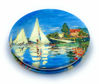 Picture of Aeisage Small Compact Mirror for Men Small Bag Mirror Lightweight Portable Mirror Hand Mirror Claude Monet Sea Argenteuil Birthday Gift for Friend