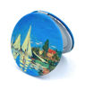 Picture of Aeisage Small Compact Mirror for Men Small Bag Mirror Lightweight Portable Mirror Hand Mirror Claude Monet Sea Argenteuil Birthday Gift for Friend