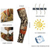 Picture of Tattoo Sleeves for Men,YARIEW 6Pcs Arm Sleeves Fake Tattoos Sleeves to Cover Arms Sun Protection Sleeves Tattoo Sleeve Covers Tattoo Cover Up Sleeve Temporary Tattoo Sleeves for Men and Women (Set 5)