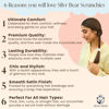 Picture of SILVR BEAR Luxury Satin Scrunchies, Satin Hair Ties for Thick, Thin & Curly Hair, Scrunchies for Women, Girls & Men Softer than Silk Hair Ties (Classic Skinny)