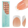 Picture of 150Pcs French Gel Nails, Vansiho French Tip Press on Nails, Short Square Nail Tips Brown, Soft Gel Nails False Nail, Acrylic Fake Nails for Nail Art DIY 15 Sizes