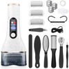 Picture of Electric Callus Remover for Feet,Rechargeable Portable Electronic Foot File Pedicure Kits,Professional Waterproof Pedi Feet Care Tools Wet&Dry Foot Scrubber File Perfect for Hard Cracked Dry Dead Skin