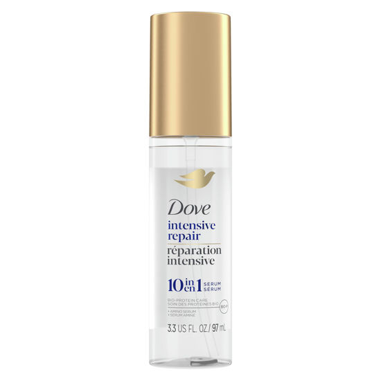 Picture of Dove Styling Aid Intensive Repair for Damaged Hair with Bio-Protein Care Technology and Amino Serum 3.3 Fl Oz