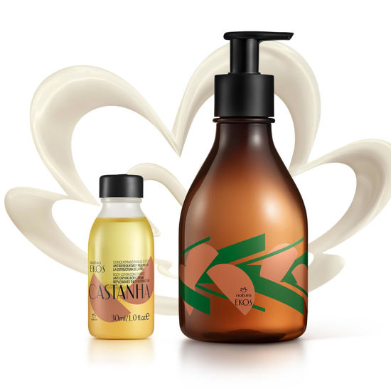 Picture of natura Ekos Castanha Body Lotion Concentrate Kit - Anti-Dryness - Deep Skin Hydration Moisturizer - Vegan Skin Care - Self Care & Body Care