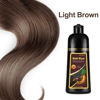 Picture of Light Brown Hair Dye and Color Shampoo - 3 in 1 Safe and Natural Formula for Men and Women, 16.9 Floz, Para Canas