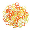 Picture of 100 Pack Orange Color Baby Girls' Elastics Hair ties Toddlers' Ponytail Holder Accessories