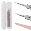 Picture of WSYUB Blackhead Remover Tweezers,Ingrown Hair Tweezers, Precision Blackhead Pimple Extractor, Cell Clips Tweezers, Tweezers for Women Facial Hair